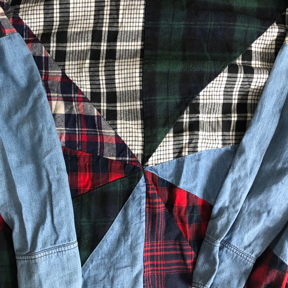 free people patchwork flannel